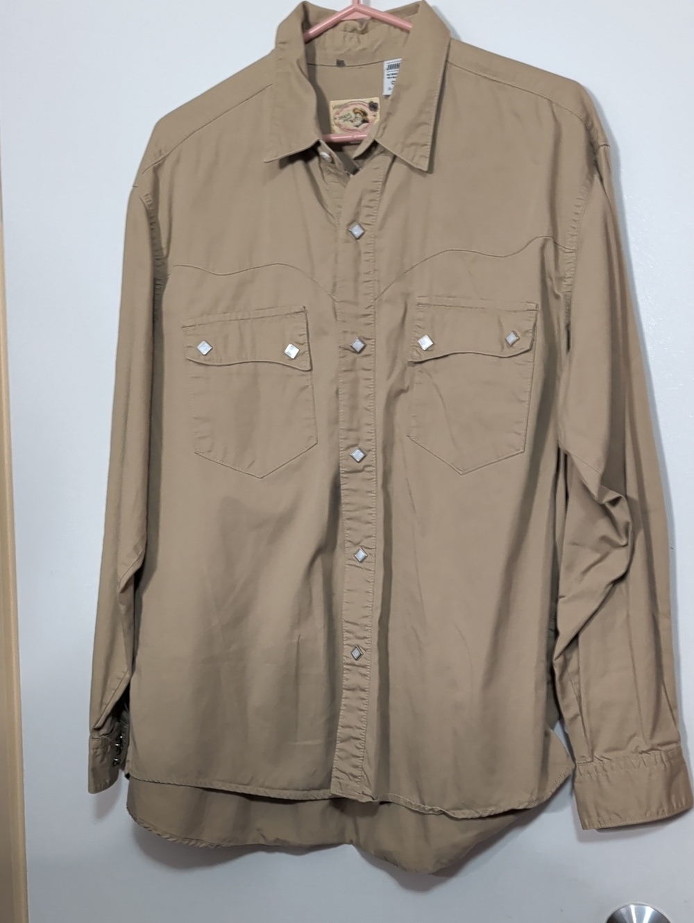 vintage the johnbull company Japanese men's Western button down large